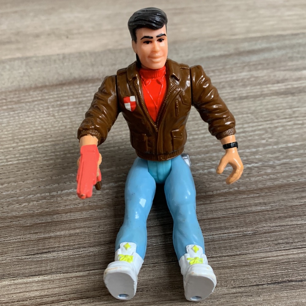 1991 James Bond Jr Action Figure Man Spring-Fired Vintage Hasbro Collectible Toy